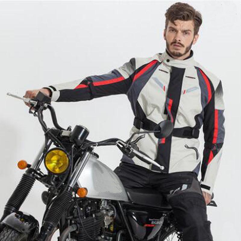 

DUHAN Men Oxford Cloth Motocross Motorcycle Riding Protective Gear Jacket Windproof Cold-proof Moto Jacket1