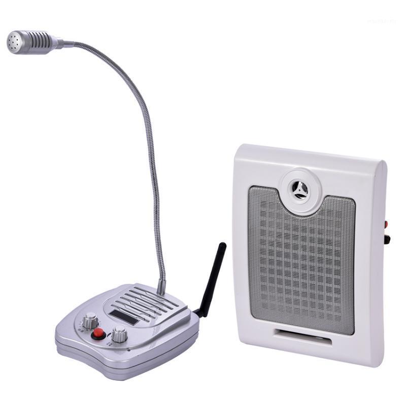 

Dual-Way Window Interphone Microphone Talk-back System Bank Office Counter Cash Ticket Window Intercom System 220V YX-1181