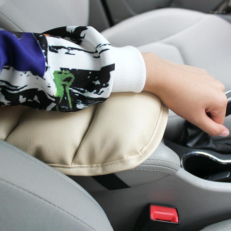 

Universal Car Seat Cover Soft Leather Auto Center Armrest Console Mat Arm Rest Armrest Seat Protective Car Accessories Interior1