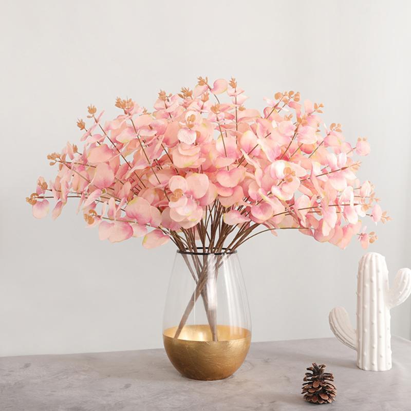

Wedding Road Lead Decoration White Simulation Put Bunch Eucalyptus Leaf Home Simulation 5 Fork 20 Head Eucalyptus Leaves1, Xq2924