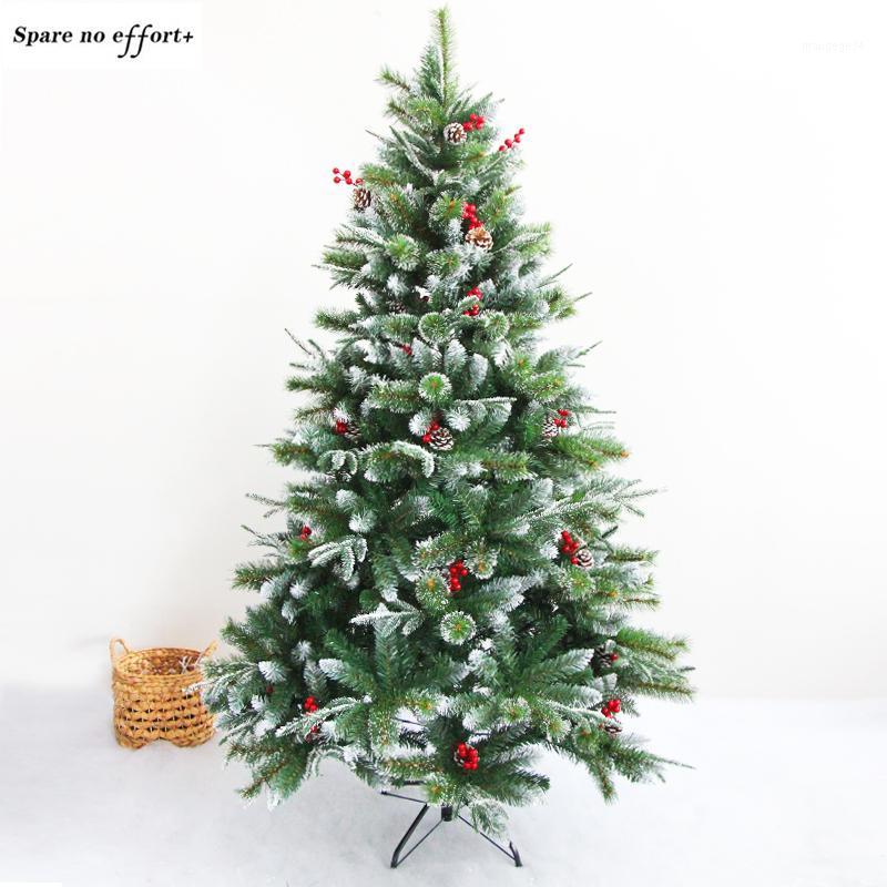 

New Year Christmas Tree With Snow Christmas Tree Decorations Merry Festival DIY Self-installation For Xmas Gift1