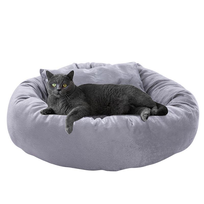 

Egg Tart Shape Pet Bed Warming Dog House Soft Material Sleeping Bag Non Slip Cushion Kitten Puppy Kennel Cats Products for Pets