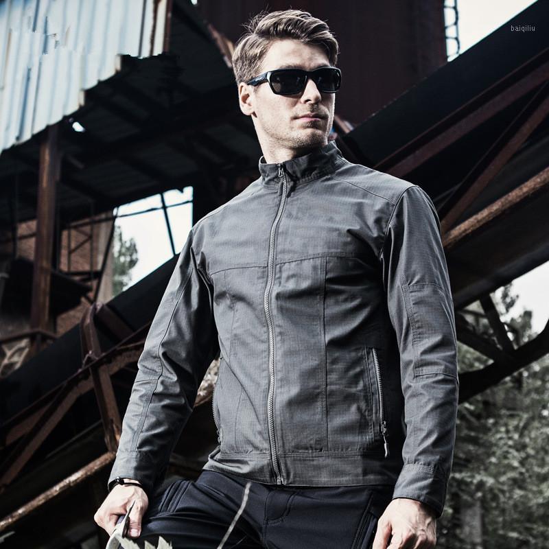 

Spring Men Tactical Waterproof Windproof Clothes Outdoor Sports Male Climbing Hiking Hunting Camping Army Fans Camouflage Jacket1, Dark green