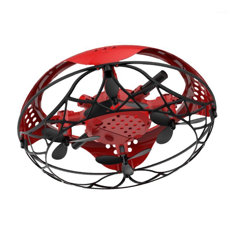 

Mini Drone Flying Globe Hand Controlled Helicopter LED Induction Aircraft RC ToysAnti-collision Quadcopter toys1
