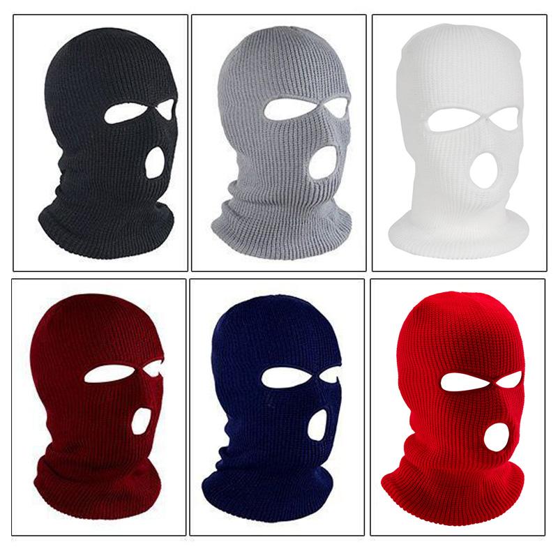 

Outdoor Cycling Windproof Full Face Mask Cover Knitted Hat Balaclava Winter Warm Ski Motorcycle Army Tactical Beanie Masks Hats