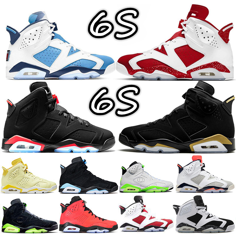 

6 6s Mens Basketball Shoes sneakers Toro UNC Metallic Silver Red Oreo Gold Hoops Blue Triple Black Cat Bred DMP Medium Olive carmine gatorade women sport Trainers, Shoes box