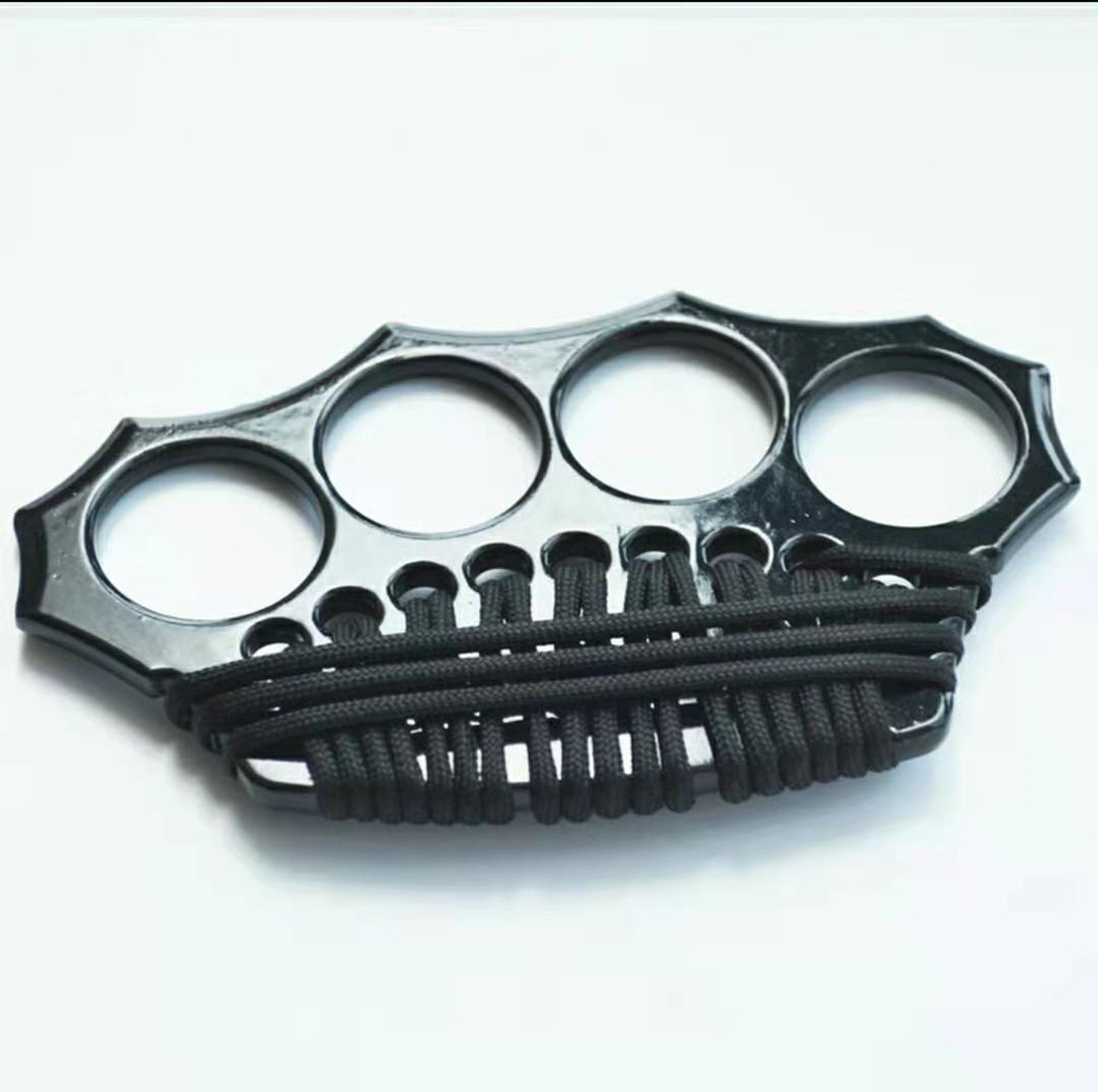 

Glass fiber finger tiger four finger self-defense weapons will hand in hand buckle tiger finger fist button self-defense fighting supplies52