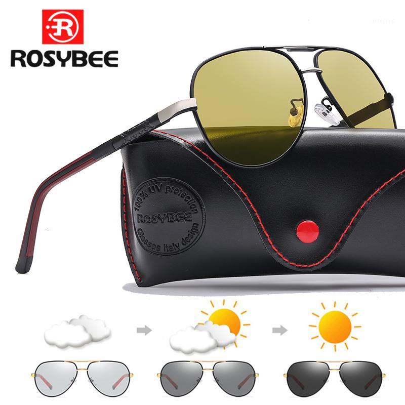 

Sunglasses BIG Size Pochromic Polarized Day Night Vision Aluminum Men Driver Yellow Male Driving Glasses Large Oculos1