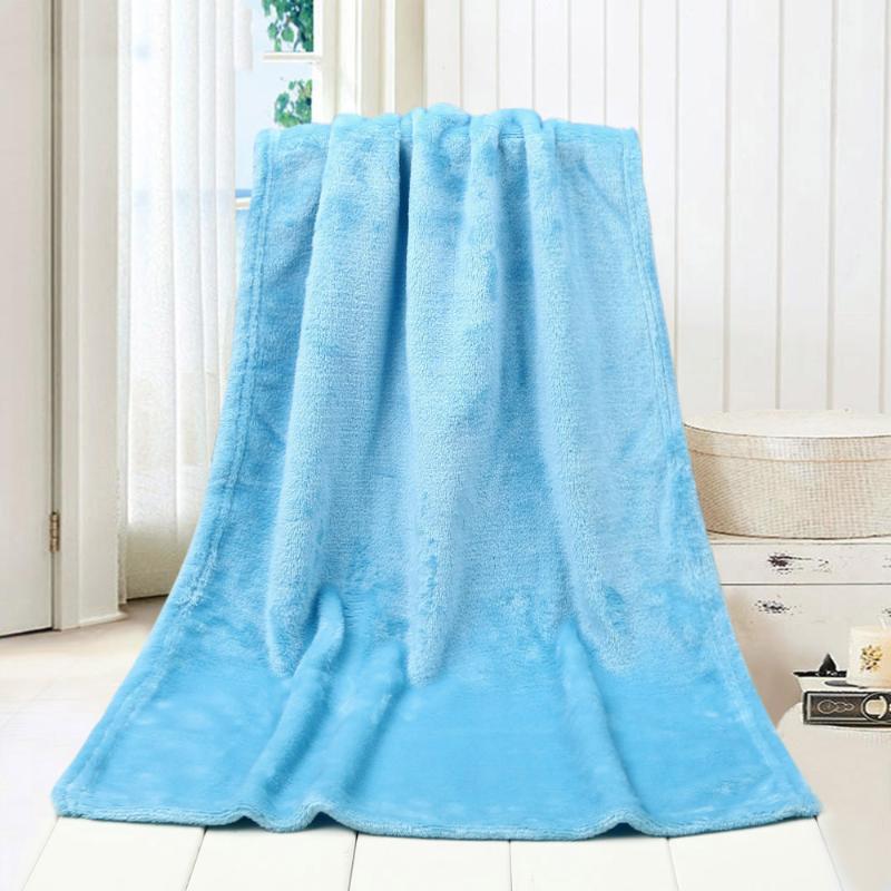 

Soft Warm Coral Fleece Blanket Winter Sheet Bedspread Sofa Plaid Throw Light Thin Mechanical Wash Flannel Blankets1