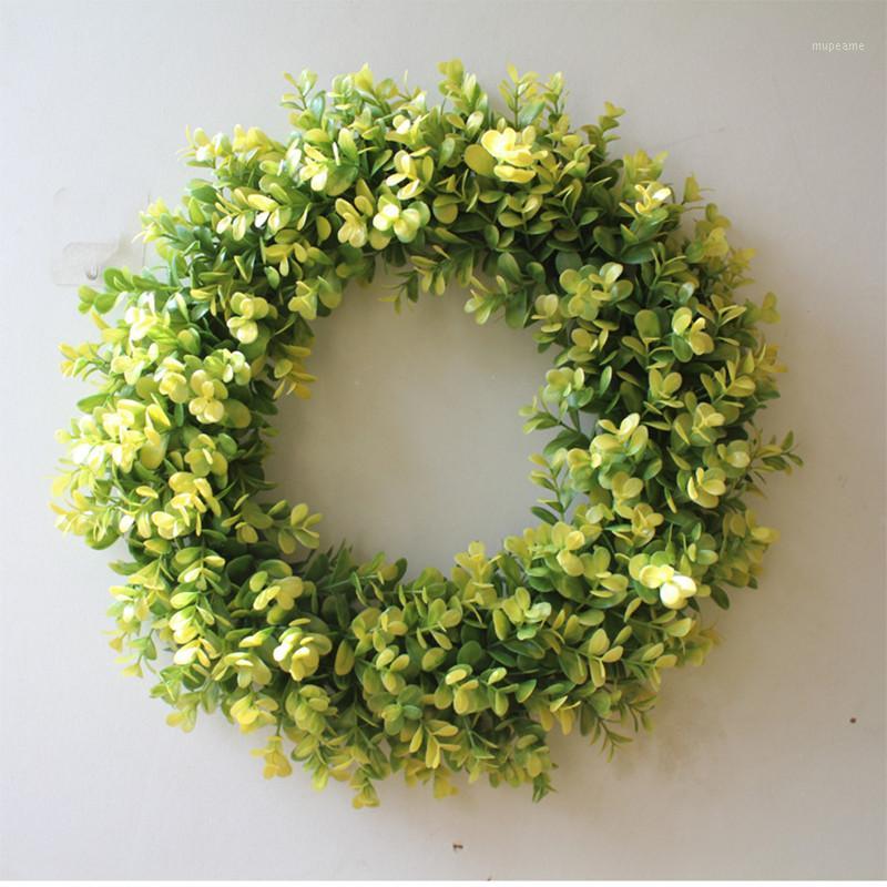 

32cm/40cm Free Shipping Christmas hotel window with flower decoration hanging ornaments artificial plastic garland1