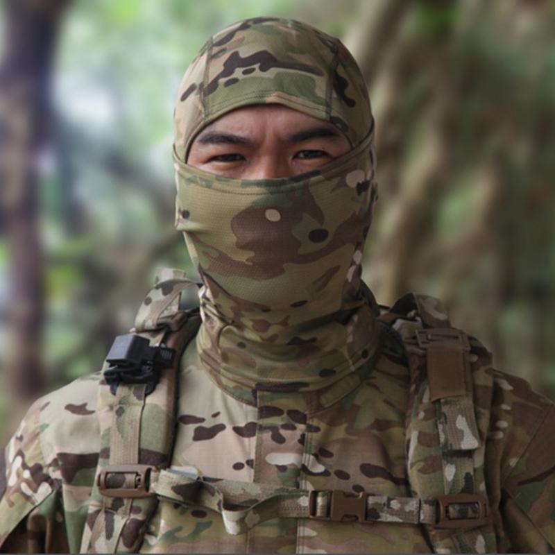 

Camouflage mask headgear riding headscarf chief sunscreen rattlesnake ninja flying tigers outdoor clothing tactics, Starlight desert