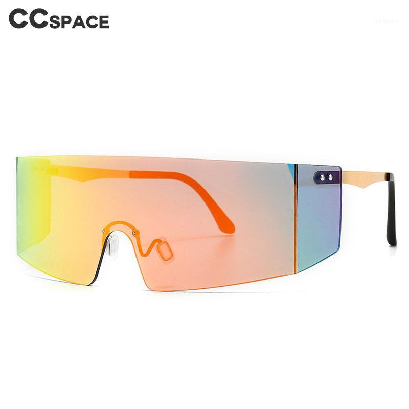 

46370 One Lens Goggle Oversized Sunglasses Men Women Fashion Shades UV400 Vintage Glasses1