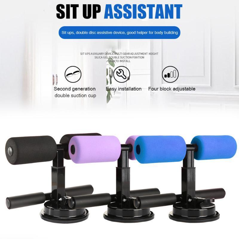 

ABS Trainer Suction Sit-ups Bar Abdominal Strength Trainer Home Gym Muscle Training Men WomenThin Waist Fat Small & Convenient1, Purple