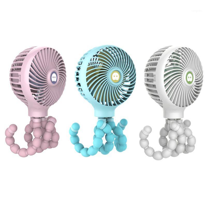 

Mini Portable Hanging Octopus Shape Stand Adjustable Handheld USB Charging Fan Cooler for Baby Stroller Student Use1