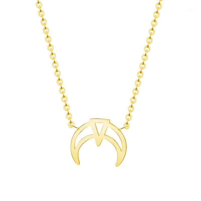 

Dainty Crescent Moon Charm Necklaces For Women Choker Stainless Steel Clavicle Chain Jewelry Friendship Gift1