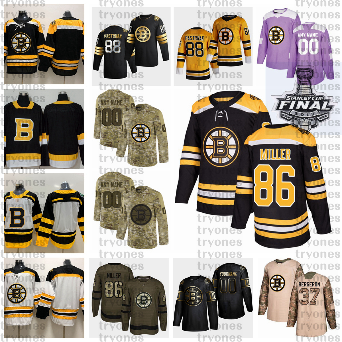 

2021 Reverse Retro Customize 86 Kevan Miller Boston Bruins Hockey Jersey Golden Edition Camo Veterans Day Fights Cancer Purple Custom Shirt, Gold