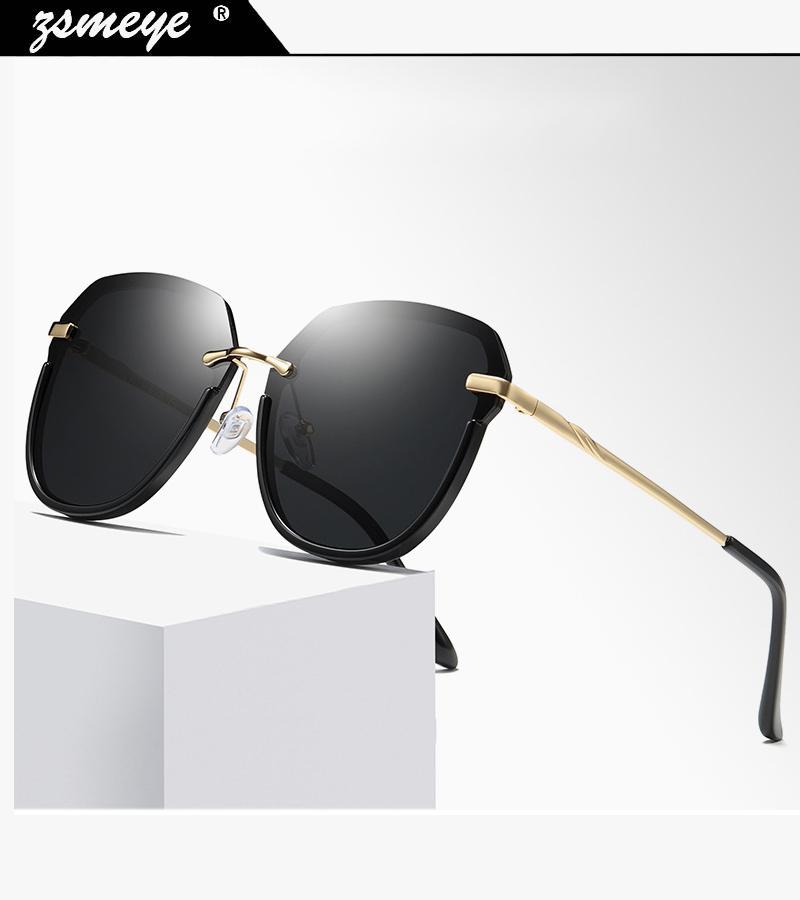 

ZSMEYE 2020 Luxury Women Sunglasses Fashion Cat Eye Ladies Vintage Retro Brand Designer Female Shades Sun Glasses Oculos Gafas