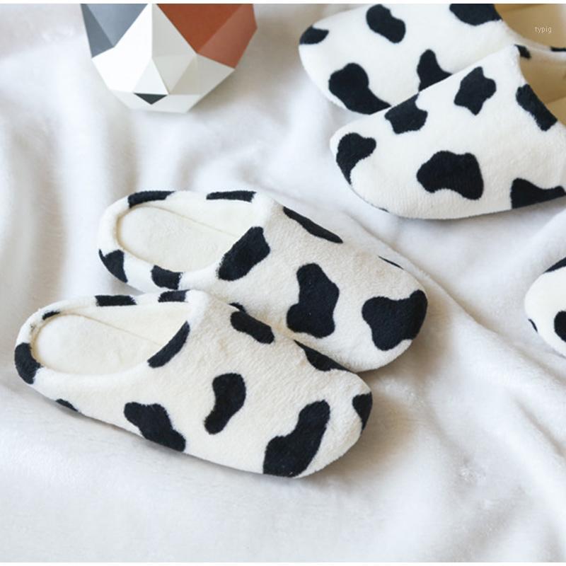 

Female Men 2020 Indoor Slippers Women House Plush Soft Cute Lovers Slippers Shoes Non-slip Floor Home Slipper Slides For Bedroom1, Black and white