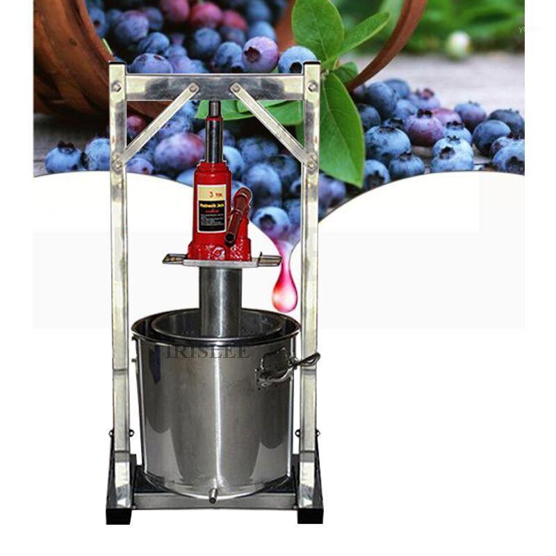 

Juicers 12L Grape Fruit Juice Cold Press Juicing Machine 304 Stainless Steel Jack Manual Pulp Juicer Machine1