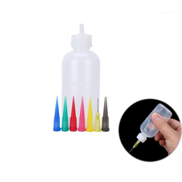 

Novelty Jam Bottle DIY Painting Squeeze Frosting Sauce Jars Plastic Liquid Storage Container Pastry Cake Decor Tool with Nozzles1