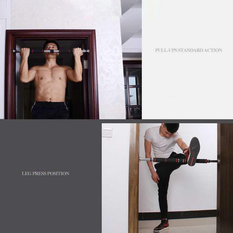 

Adjustable Door Home Training Bar Exercise Workout Chin Up Pull Up Bars Indoor Horizontal Bar