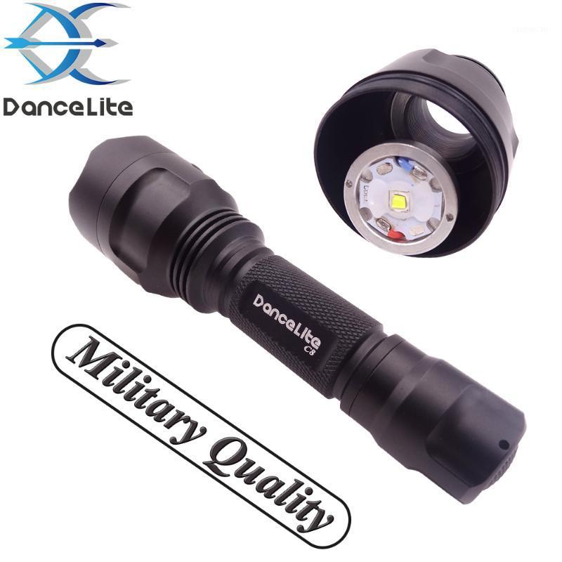 

Quality ~ DanceLite C8 XM-L2 U3 10W AMC7135x12 4200mA 18650 C8 Torch Linterna1