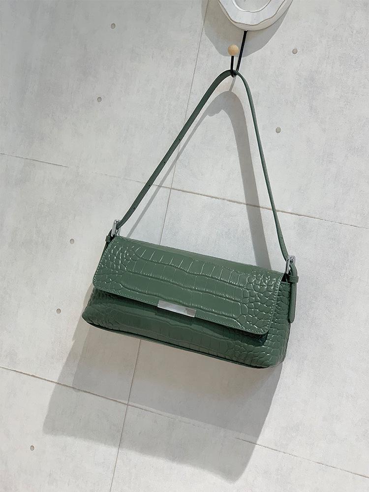 

Fashion Casual Wild Bags For Women 2021 New Crocodile Pattern Versatile Shoulder Messenger Bag Genuine Leather Ladies Handbags, Black