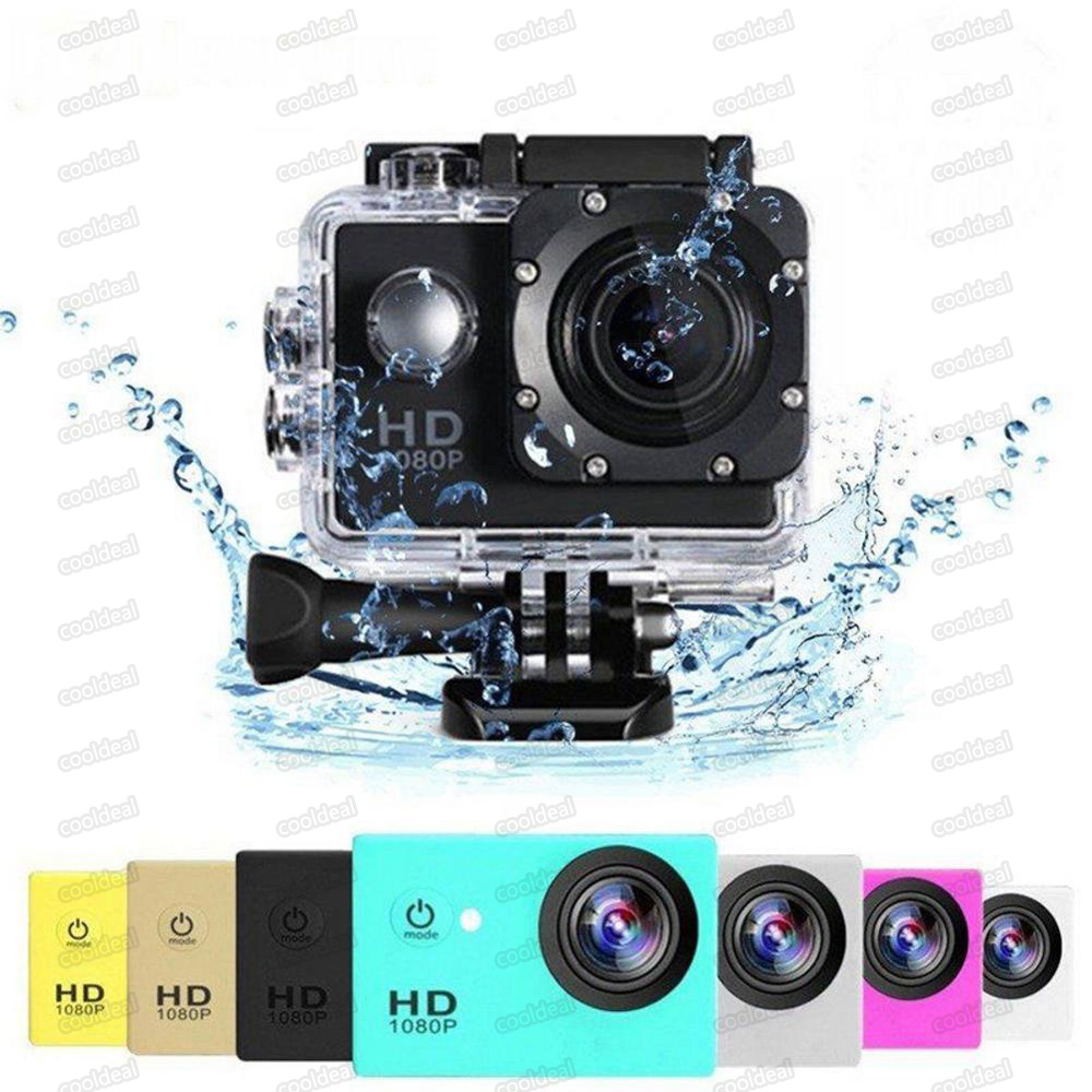 

Sports HD Action Camera Diving 30M 2" 140° Meter Waterproof Cameras 1080P Full HD SJcam Helmet Underwater Sport DV Car DVR cheap A9