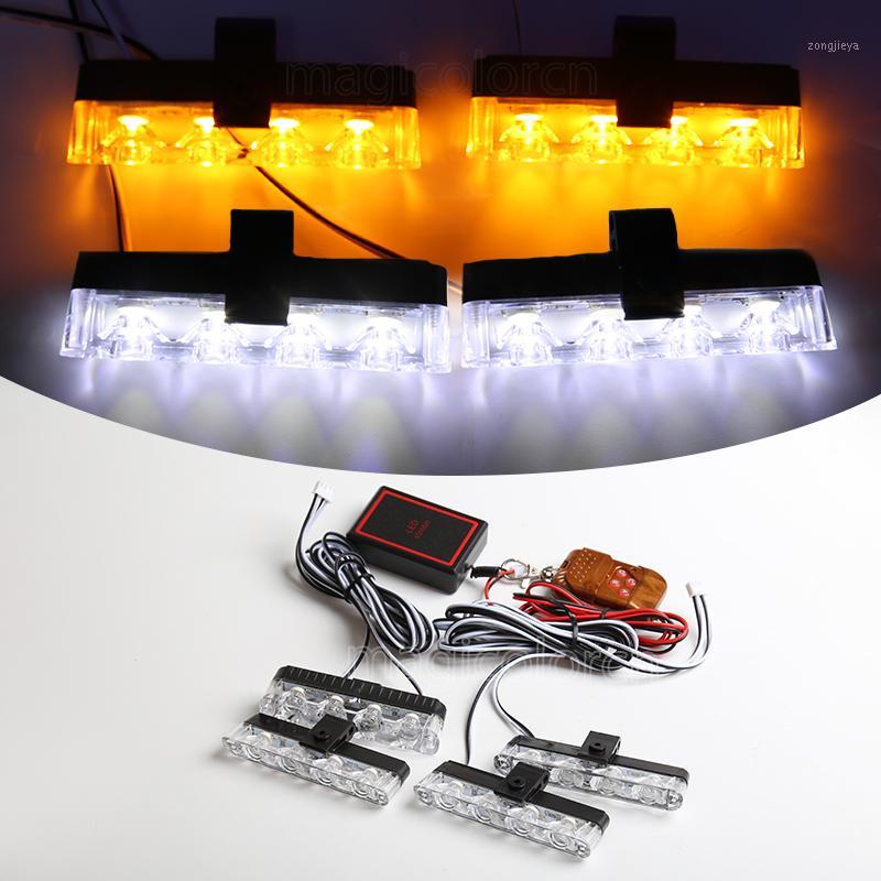 

VGETTING Wireless Control LED Car Truck Emergency Light Remote Strobe Light Flash Signal Fireman Beacon Warning Lights1, As pic