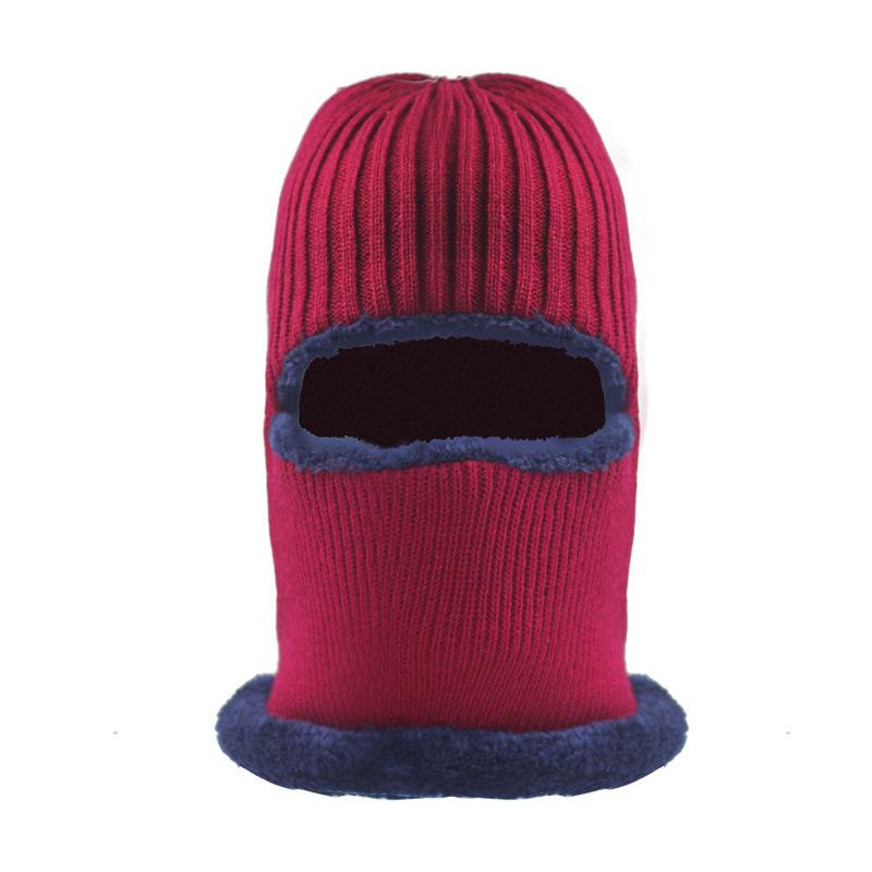 

Winter Cycling Mask Fleece Thermal Keep Warm Windproof Cycling Face Mask Balaclava Ski Fishing Skiing Hat Headwear, Red