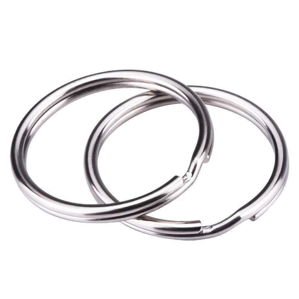 

Factory Price Metal Stainless Steel Ring Key Chain Toy Accessories, Silver