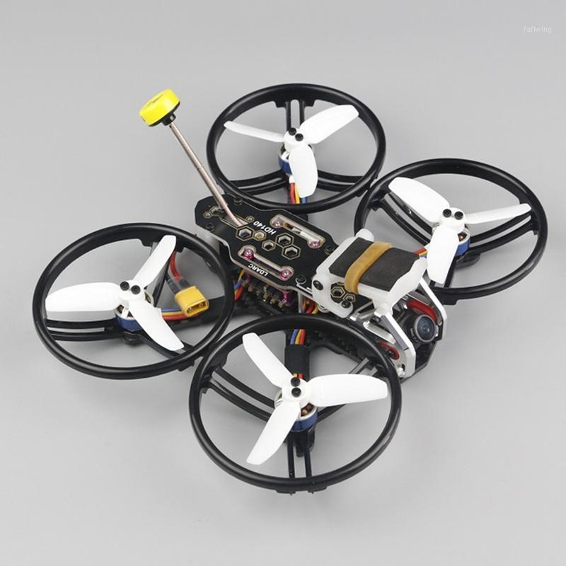 

LDARC HD140 HD140-FPV 4S Racing Drone F411 Flight Controller OSD E20A V200m VTX Nano2 Camera NO Props Veiw TPE Damping Design1