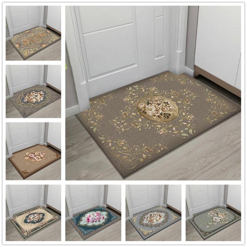 

Carpets European Style Rug Floor Door Mat Carpet For Living Room Bedroom Vestibule TOILET Rugs Washable