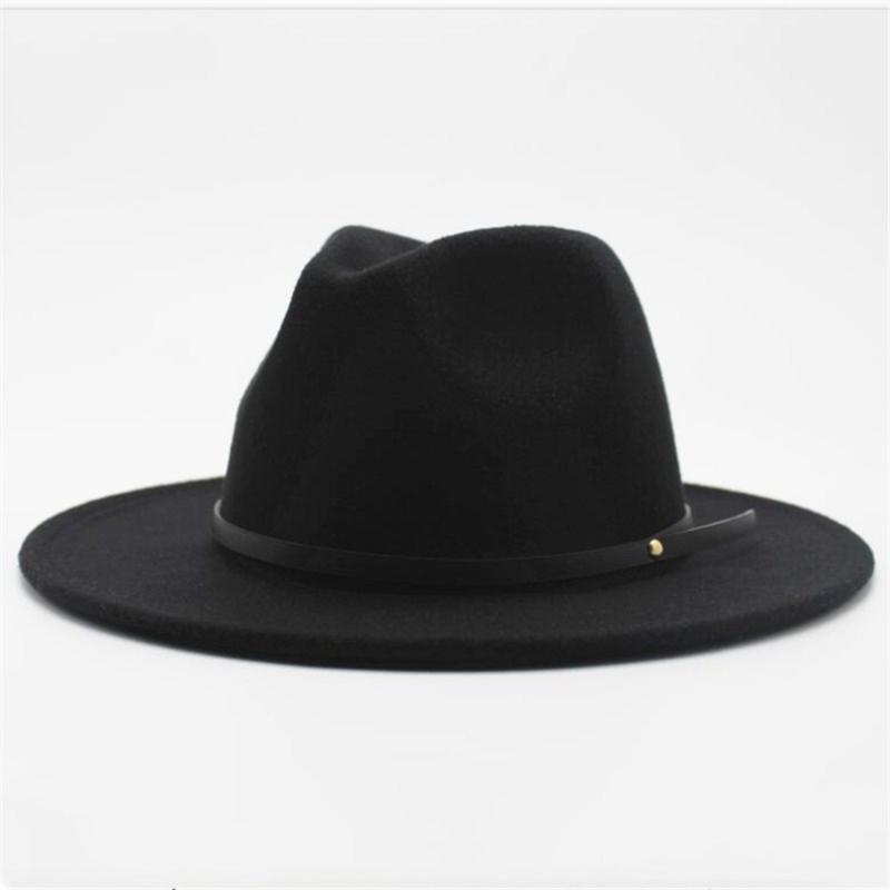 

Wide Brim Hats 2021 Fashion Women Men Fedora Hat Vintage Jazz Outdoor Travel Casual Wild Size 56-58CM1, Khaki