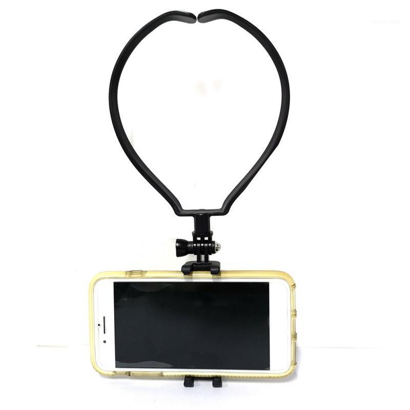 

Hands Free Lazy Neck Phone Stand Holder Wearable Smartphone Mount Bracket For Camera Mobile Hanging Holder1