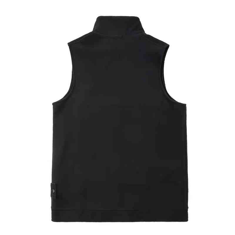 

Men's Vests Men Softshell Waterproof Windproof Hiking Fishing Outdoor Sports Waistcoat Thermal 100t 430g Double-sided Polar Fleece Mens 4FGI, Black