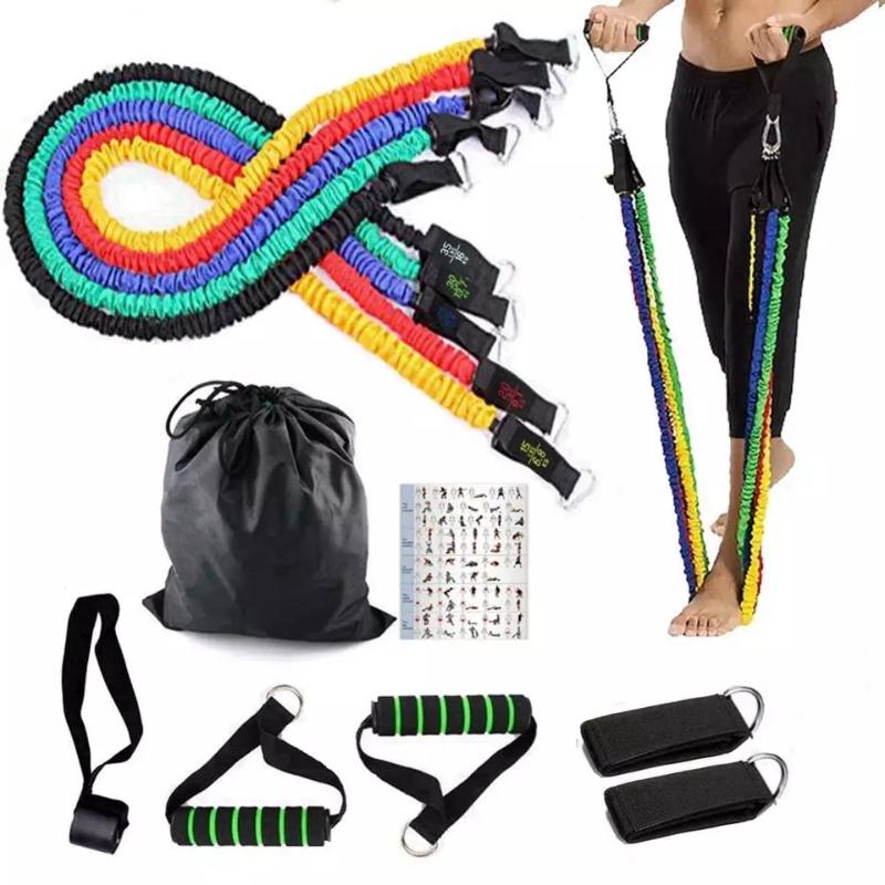 

Resistance Bands Pull Rope Sport Set Expander Yoga Exercise Fitness Rubber Tubes Band Stretch Training Home Gyms Workout Elastic