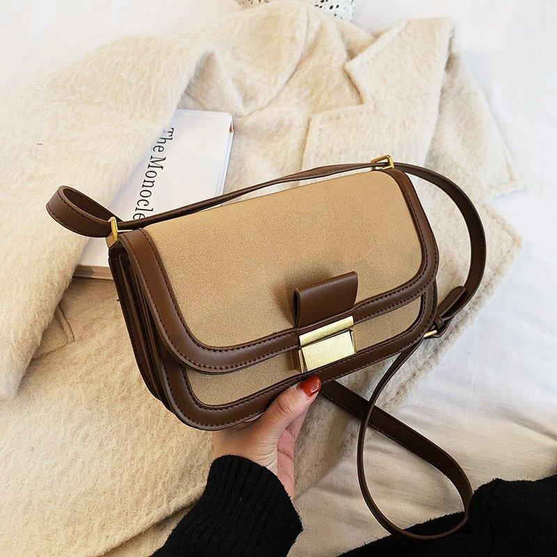 

Bag Women's Luxury Square Vintager Soft Leather Shoulder Bags Messenger Bag for Girls Sac a Main Female Handbag Bolsa Feminina, Pu black