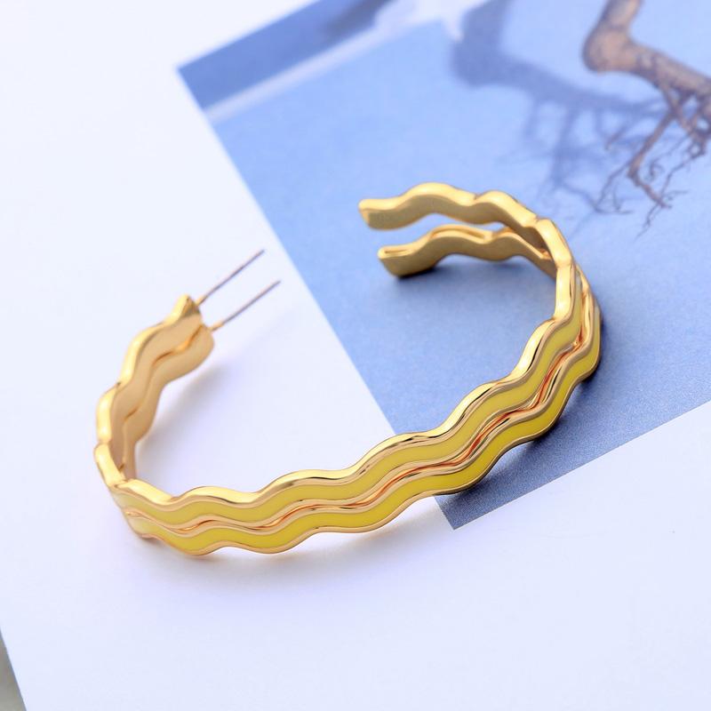 

Punk Exaggerated Gold Color Big Circle Round Earrings For Women Trendy Hoop Earrings Fashion Jewelry Accessories