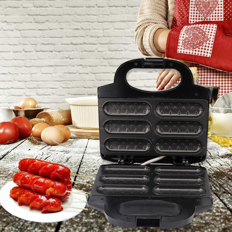 

850W Electric Sausage Maker Automatic Mini Hot Dog Bread Machine Toaster Stainless Steel Home Grilled Hot Dog Breakfast Machine1