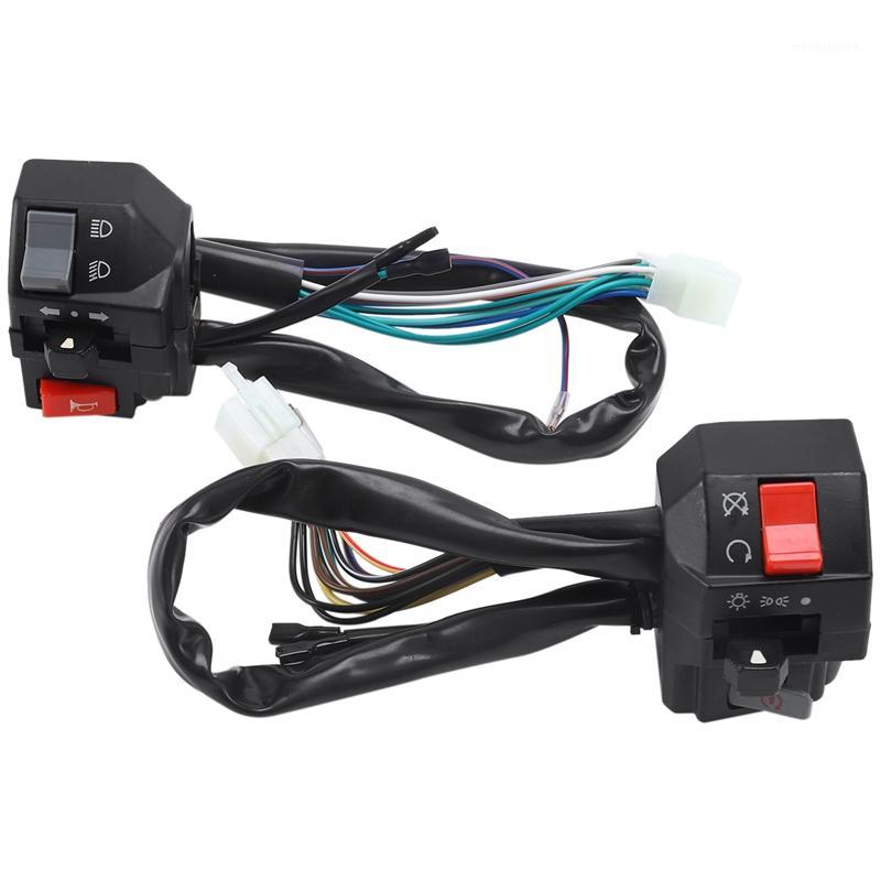 

22mm Motorcycle Switches Motorbike Horn Button Turn Signal Electric Fog Lamp Light Start Handlebar Controller Switch1