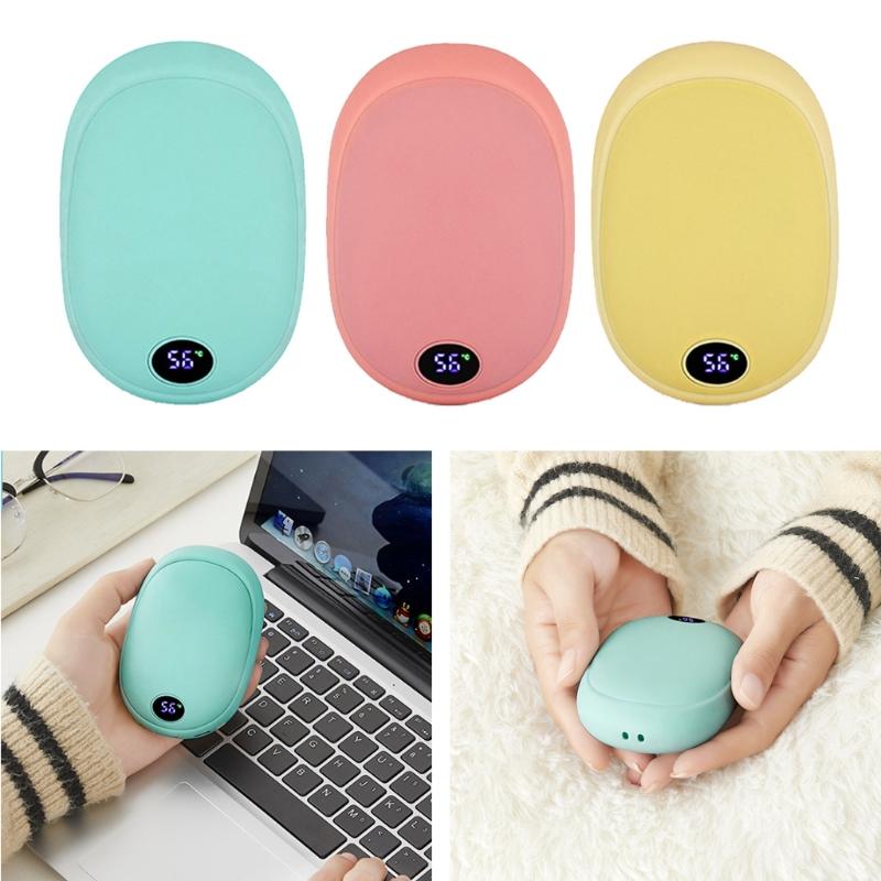 

2 In 1 USB Heater Rechargeable Electric Warmer Quick Hand Warmer Heat Heater