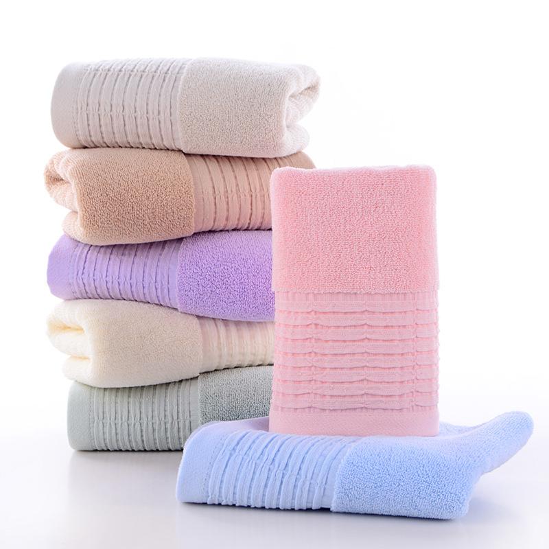 

Towel cotton adult wash face home wide cut cotton embroidery gift box, Green