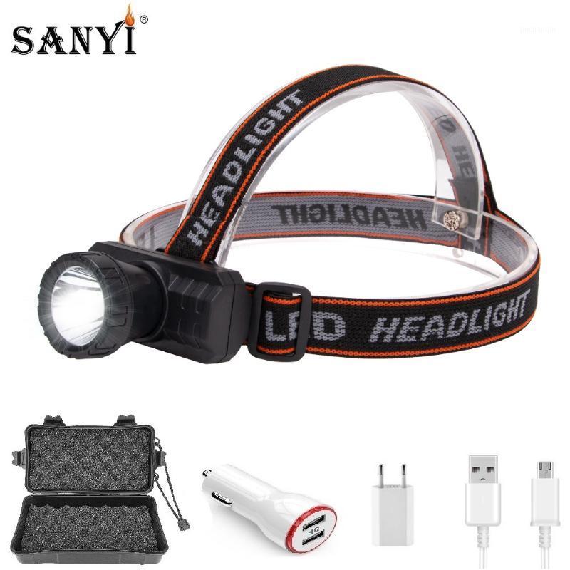 

Portable Mini LED Headlamp Waterproof Work Light USB Rechargeable Headlight Night Lighting Head Lamp Built-in Battery1