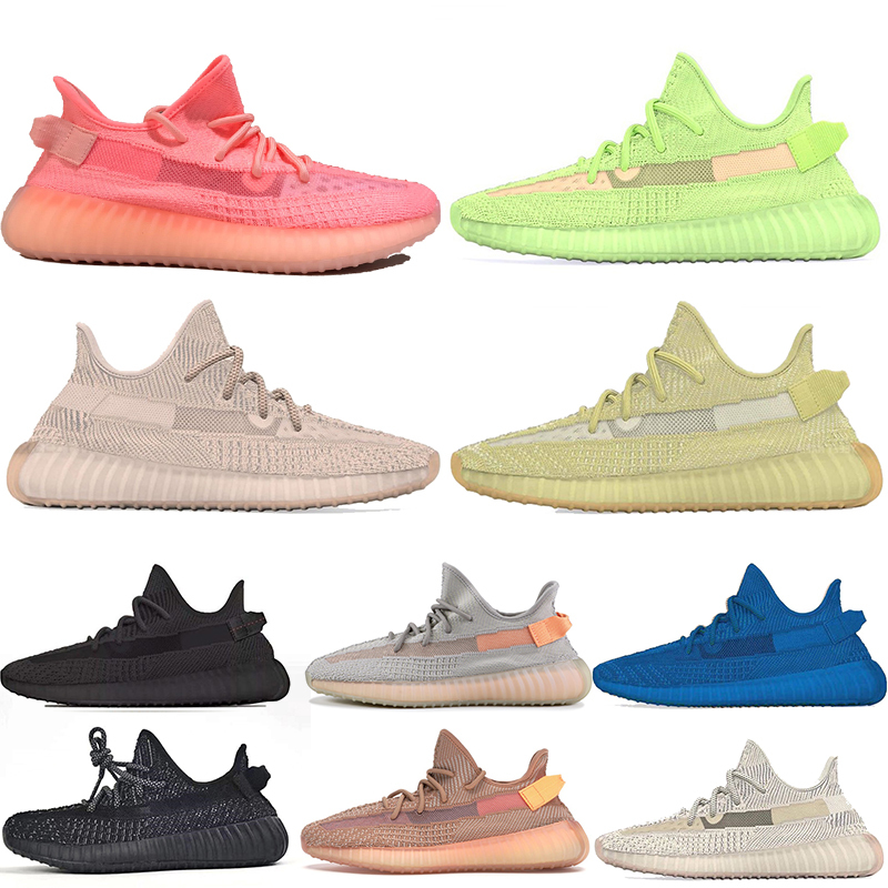 

Hot Kanye West 3M Black Static Reflective Running Shoes Cinder Israfil Desert Sage Earth Tail Light Zebra Mens Womens Designer Sneaker 36-48, A13 lundmark reflective 36-48.jpg