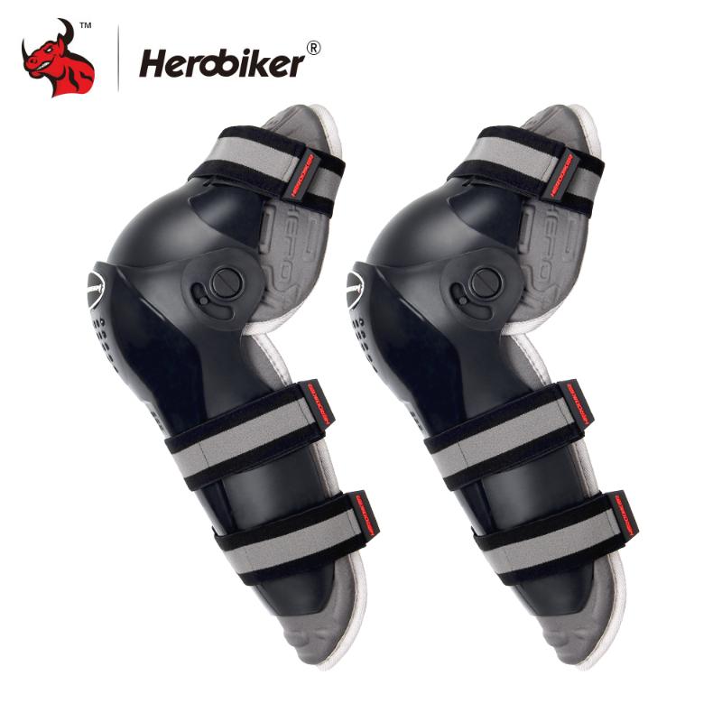 

HEROBIKER Motorcycle Knee Pads Outdoor Sports Protector Safety Gears Motocross Protector Guard Protective Gear