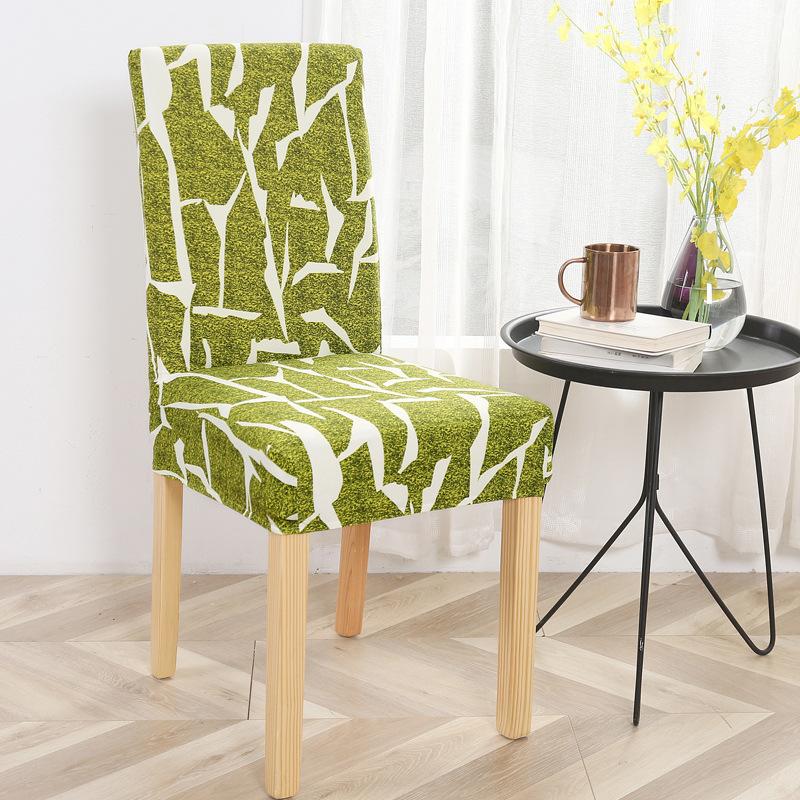 

Abstract Geometry Chair Cover Printed Anti-Dirty Seat Case Modern Stretch Universal Chair Protection Covers For Home Decor 1PC