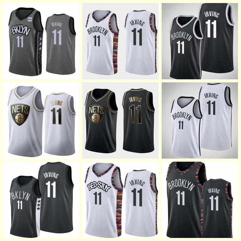 

Men Brooklyn Nets Kyrie Irving court basketball jersey;The swing man sews a basketball jersey, 10