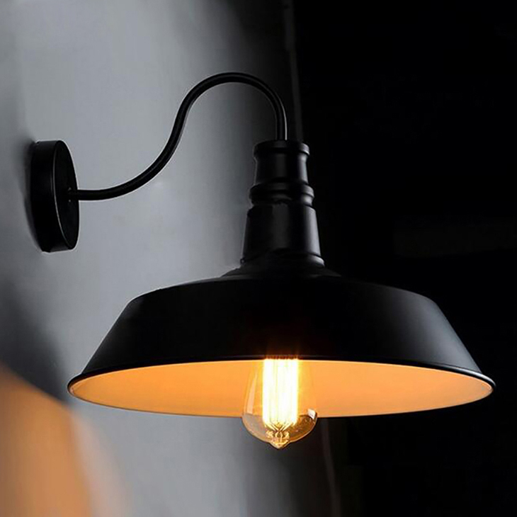 

loft American retro industrial wind wall lamp old street light bedroom corridor balcony creative iron wall lamps