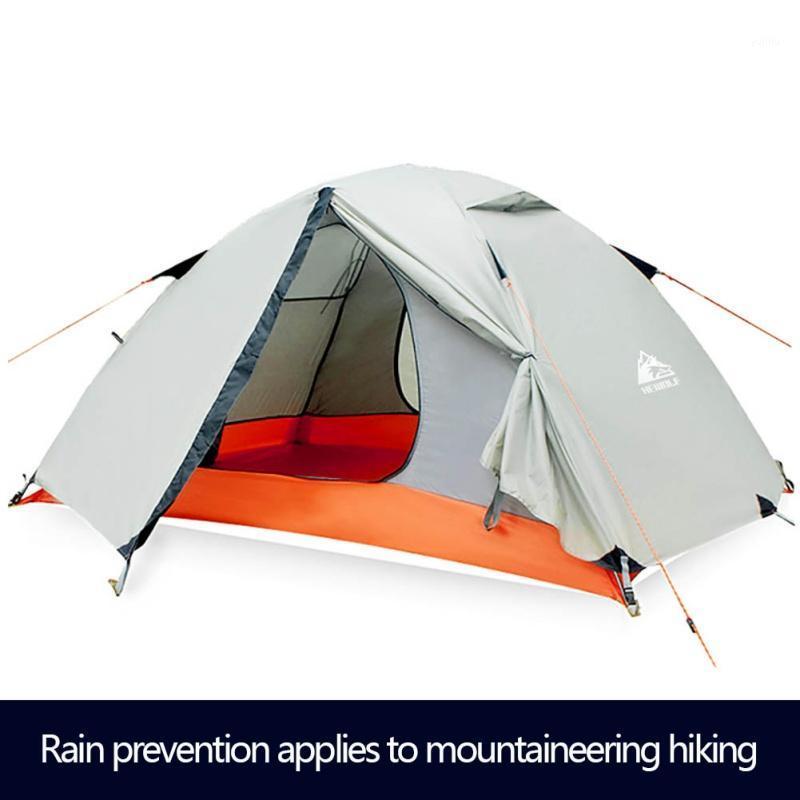 

2 Person Aluminum Pole Lightweight Camping Tent,Backpacking Tent, Double Layer Portable Handbag For Hiking,Travelling1